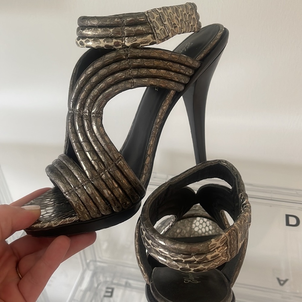 Elizabeth And James E-Star Python Heels - image 2